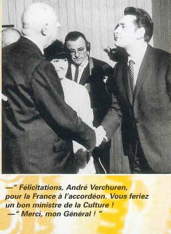 Biographie de l'accordéoniste André Verchuren